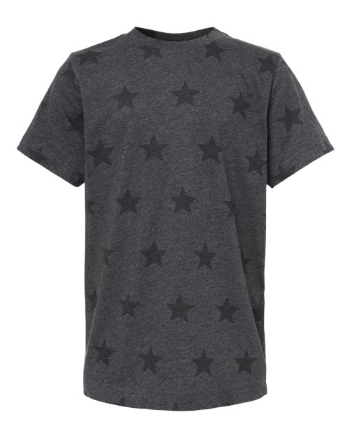 Youth Star Print Tee | USA Decoration