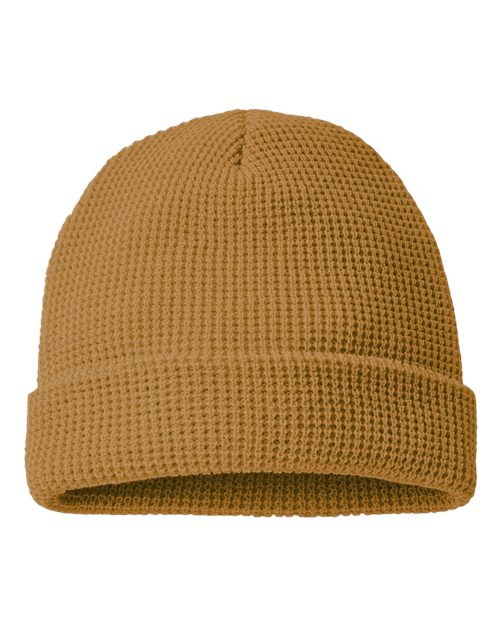 Waffle Cuffed Beanie | USA Decoration