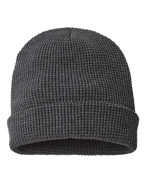 Waffle Cuffed Beanie | USA Decoration