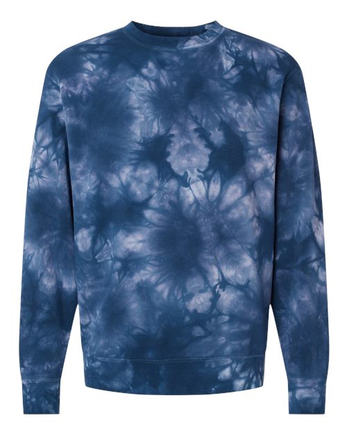 Midweight Tie-Dyed Crewneck Sweatshirt | USA Decoration