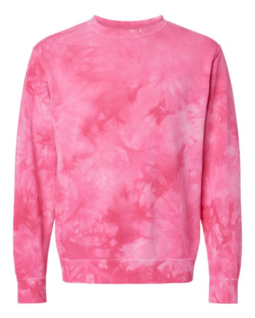 Midweight Tie-Dyed Crewneck Sweatshirt | USA Decoration