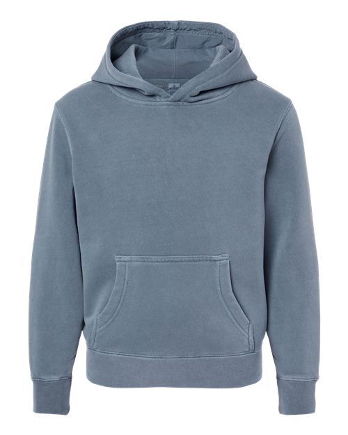 Youth Midweight Pigment-Dyed Hooded Sweatshirt | USA Decoration