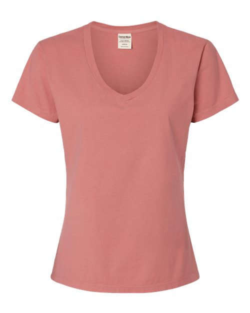Garment-Dyed Women's V-Neck T-Shirt | USA Decoration®