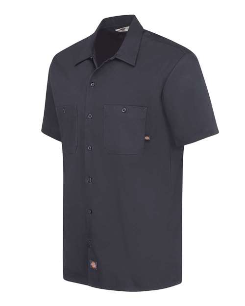 Industrial Short Sleeve Cotton Work Shirt | USA Decoration