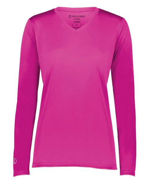 Women's Momentum Long Sleeve V-Neck T-Shirt | USA Decoration