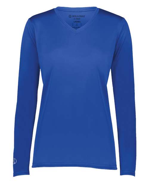 Women's Momentum Long Sleeve V-Neck T-Shirt | USA Decoration