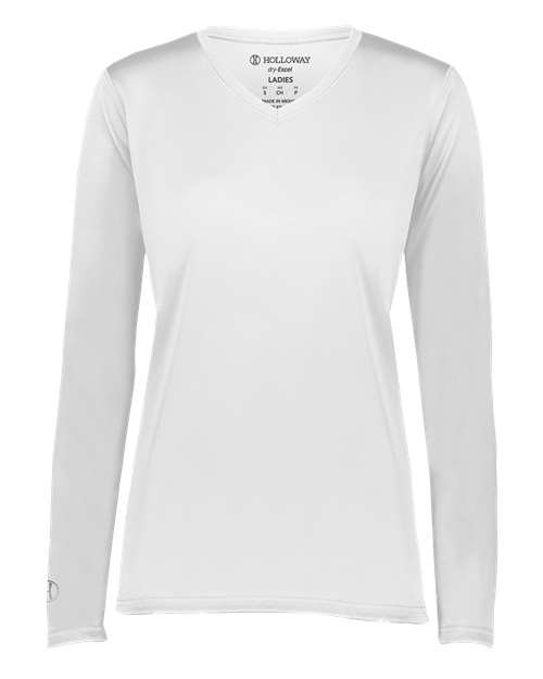 Women's Momentum Long Sleeve V-Neck T-Shirt | USA Decoration