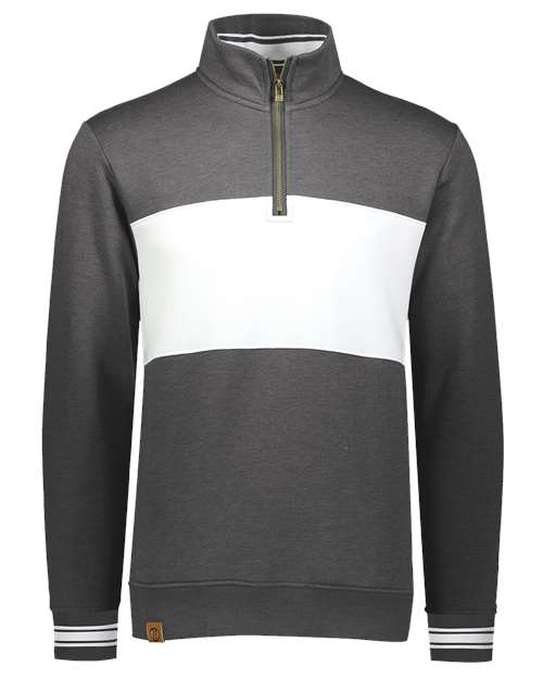 All-American Fleece Colorblocked Quarter-Zip Sweatshirt | USA Decoration