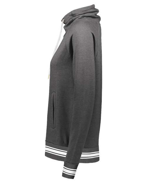 Women's All-American Fleece Funnel Neck Sweatshirt | USA Decoration