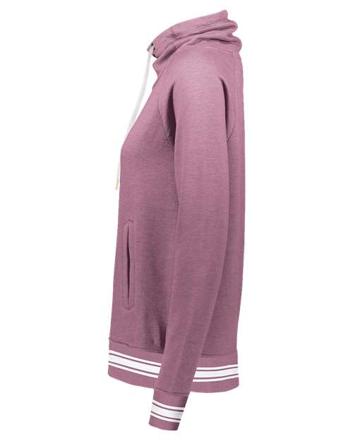 Women's All-American Fleece Funnel Neck Sweatshirt | USA Decoration