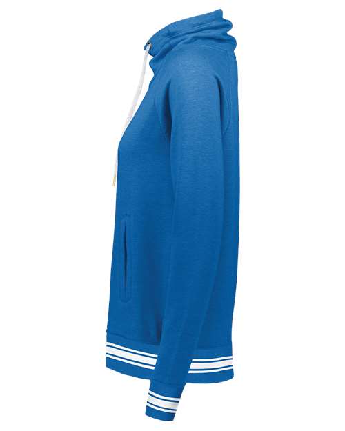 Women's All-American Fleece Funnel Neck Sweatshirt | USA Decoration