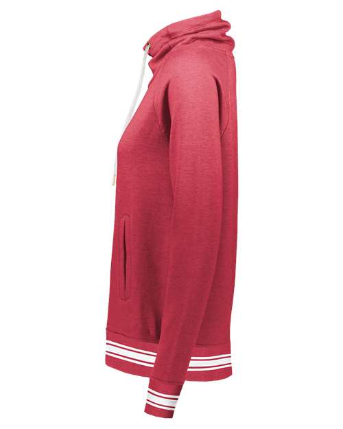 Women's All-American Fleece Funnel Neck Sweatshirt | USA Decoration
