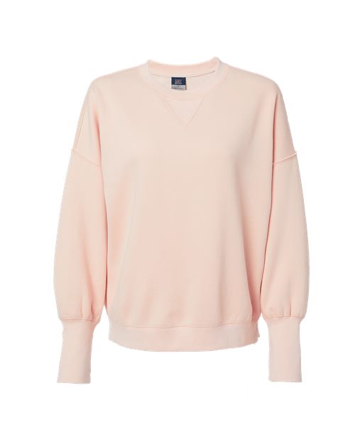 Women's Sueded Fleece Crewneck Sweatshirt | USA Decoration