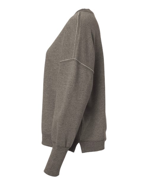 Women's Sueded Fleece Crewneck Sweatshirt | USA Decoration