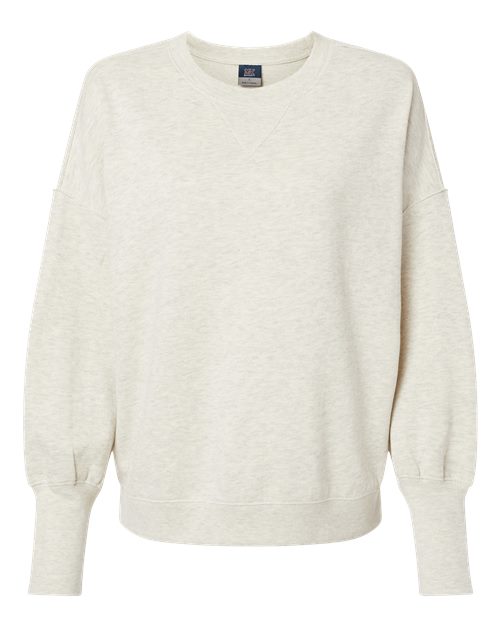 Women's Sueded Fleece Crewneck Sweatshirt | USA Decoration
