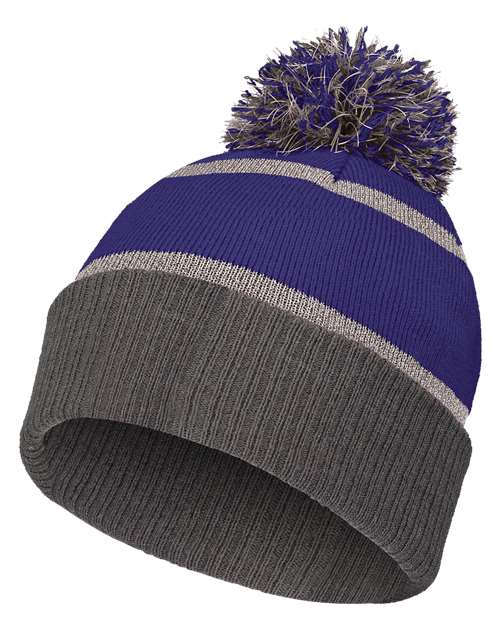 8 1/2" Reflective Knit Beanie | USA Decoration