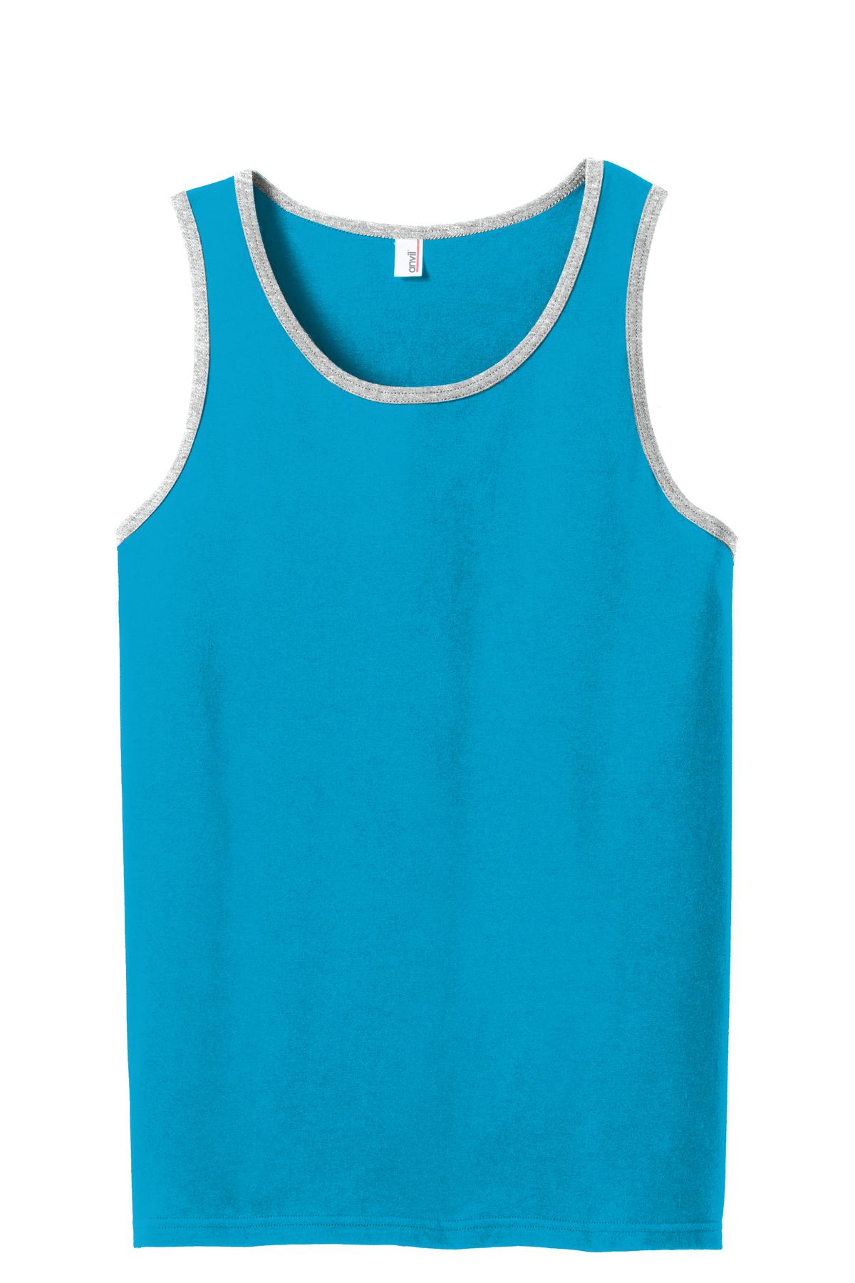 DISCONTINUED Anvil® 100% Combed Ring Spun Cotton Tank Top. 986