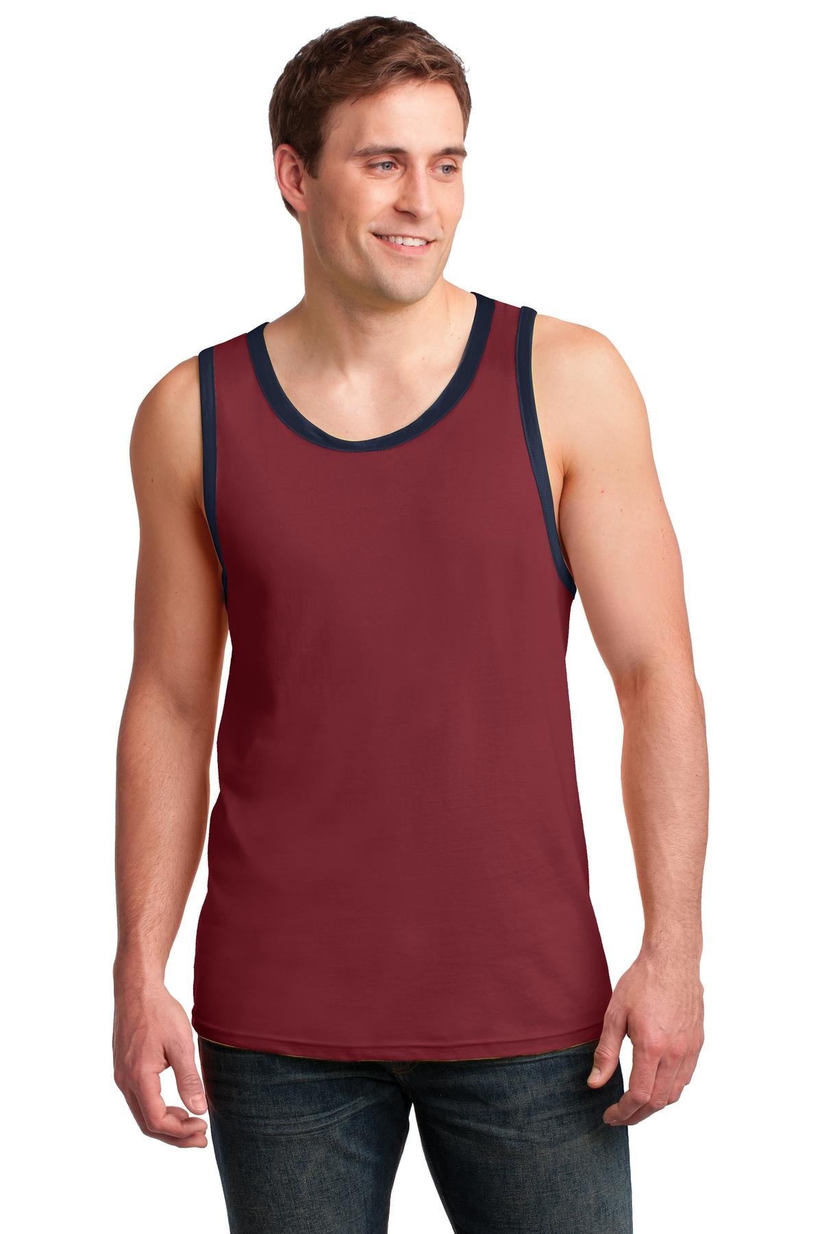 DISCONTINUED Anvil® 100% Combed Ring Spun Cotton Tank Top. 986