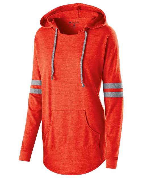 Women's Triblend Hooded Long Sleeve T-Shirt | USA Decoration