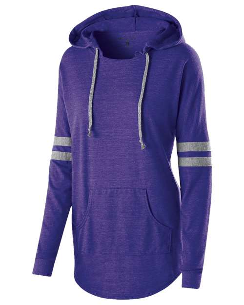 Women's Triblend Hooded Long Sleeve T-Shirt | USA Decoration