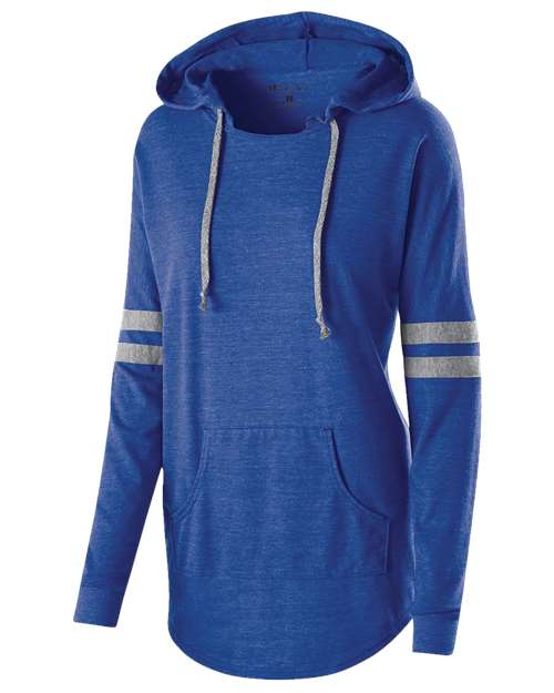 Women's Triblend Hooded Long Sleeve T-Shirt | USA Decoration