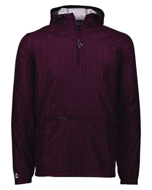 Range Hooded Packable Quarter-Zip Jacket | USA Decoration
