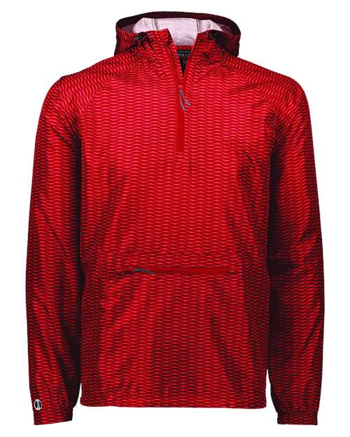 Range Hooded Packable Quarter-Zip Jacket | USA Decoration