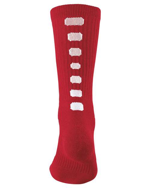 Colorblocked Crew Socks | USA Decoration