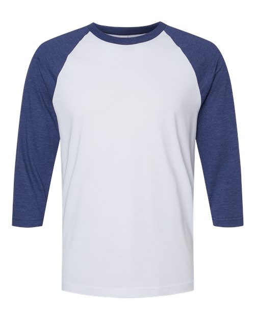 CVC Three-Quarter Sleeve Tee | USA Decoration
