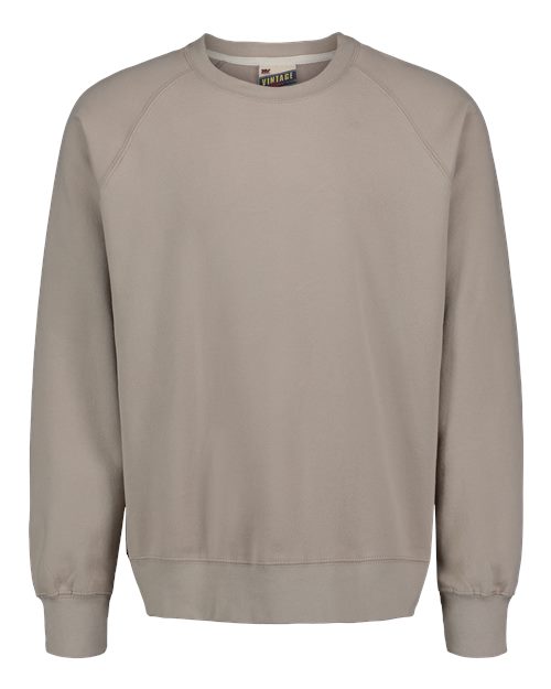 Vintage Fleece Raglan Crewneck Sweatshirt | USA Decoration
