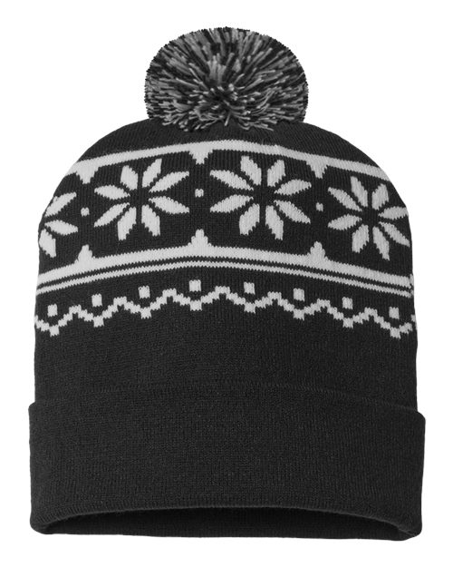USA-Made Snowflake Beanie | USA Decoration