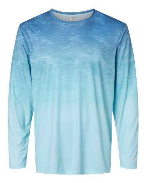 Montauk Oceanic Fade Performance Long Sleeve T-Shirt | USA Decoration