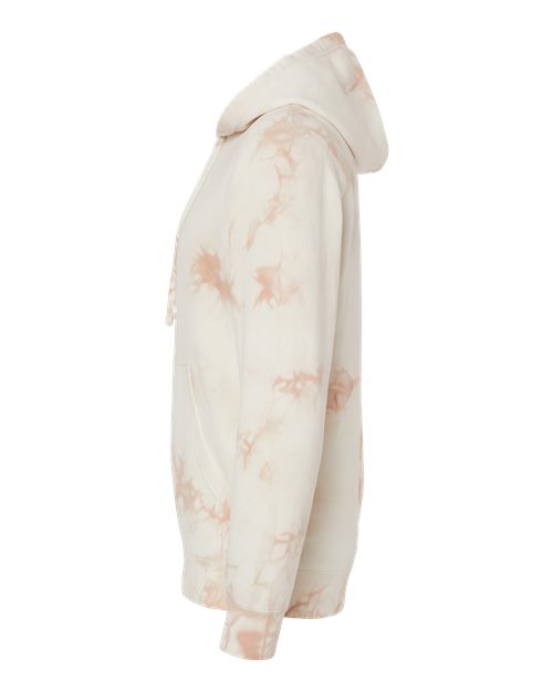 Midweight Tie-Dyed Hooded Sweatshirt | USA Decoration