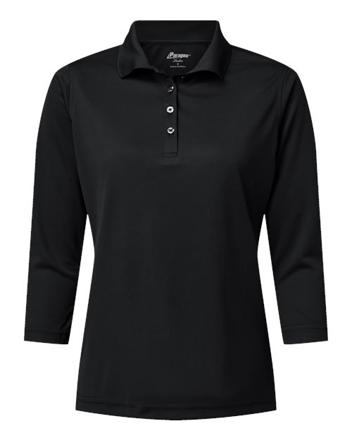 Women's Lady Palm Three-Quarter Sleeve Polo | USA Decoration