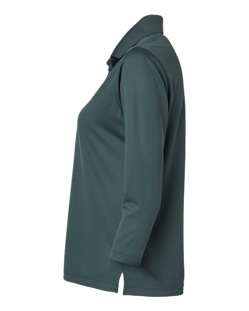 Women's Lady Palm Three-Quarter Sleeve Polo | USA Decoration