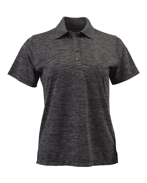 Women's Dakota Striated Heather Polo | USA Decoration