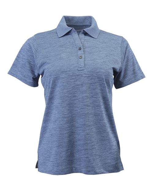 Women's Dakota Striated Heather Polo | USA Decoration