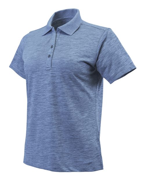 Women's Dakota Striated Heather Polo | USA Decoration