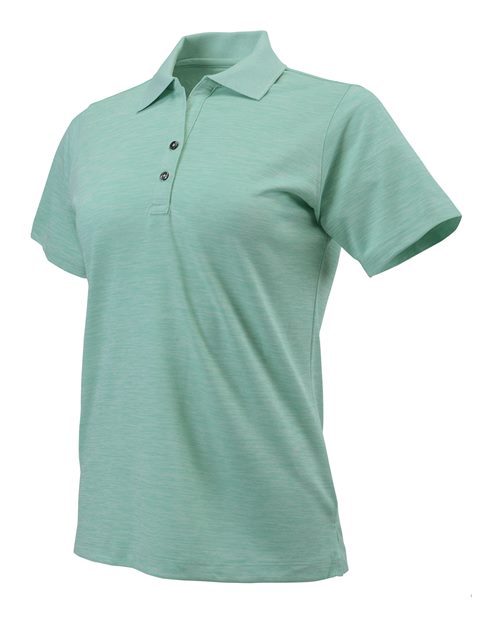 Women's Dakota Striated Heather Polo | USA Decoration