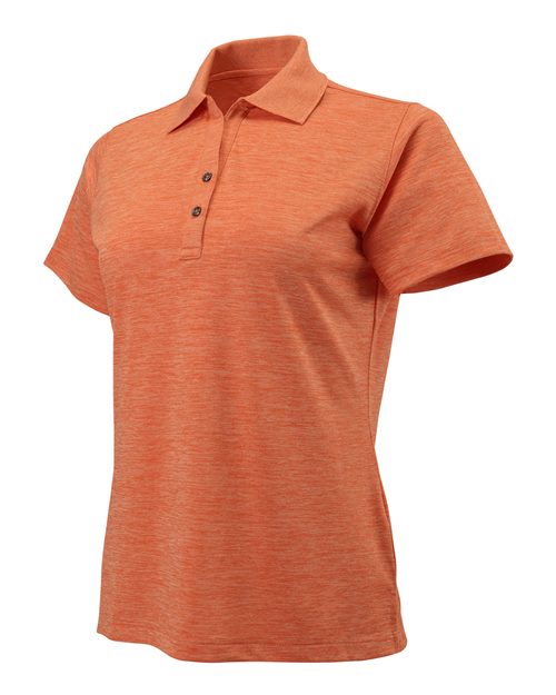 Women's Dakota Striated Heather Polo | USA Decoration