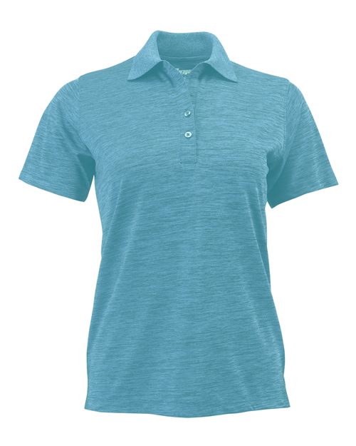 Women's Dakota Striated Heather Polo | USA Decoration