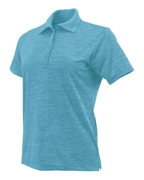 Women's Dakota Striated Heather Polo | USA Decoration