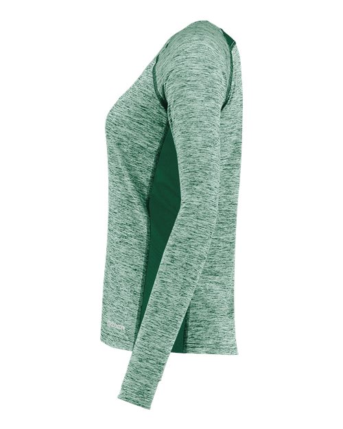 Women's Electrify CoolCore® Long Sleeve V-Neck T-Shirt | USA Decoration