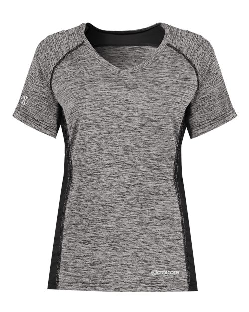 Women's Electrify CoolCore® V-Neck T-Shirt | USA Decoration