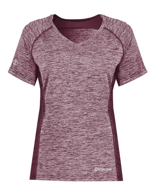 Women's Electrify CoolCore® V-Neck T-Shirt | USA Decoration