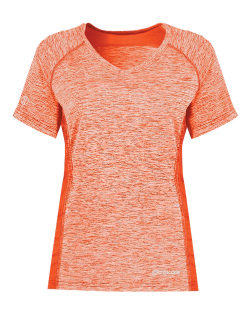 Women's Electrify CoolCore® V-Neck T-Shirt | USA Decoration