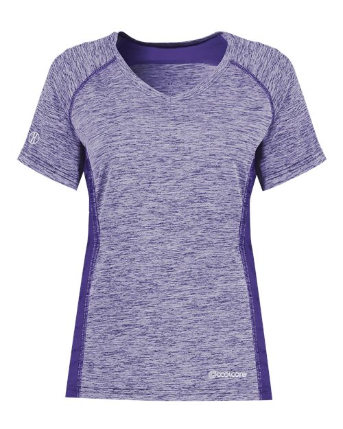 Women's Electrify CoolCore® V-Neck T-Shirt | USA Decoration