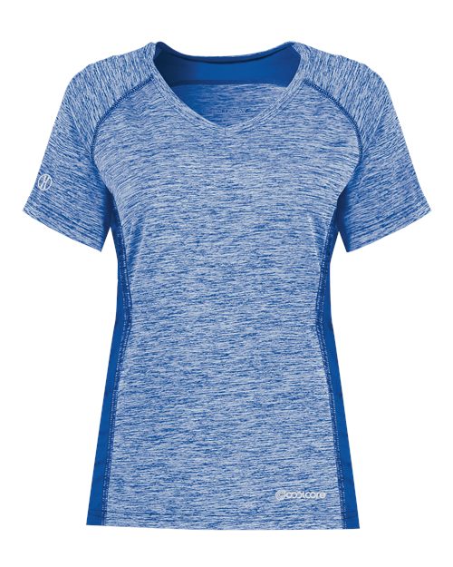 Women's Electrify CoolCore® V-Neck T-Shirt | USA Decoration