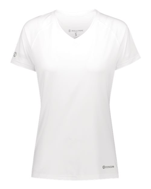 Women's Electrify CoolCore® V-Neck T-Shirt | USA Decoration