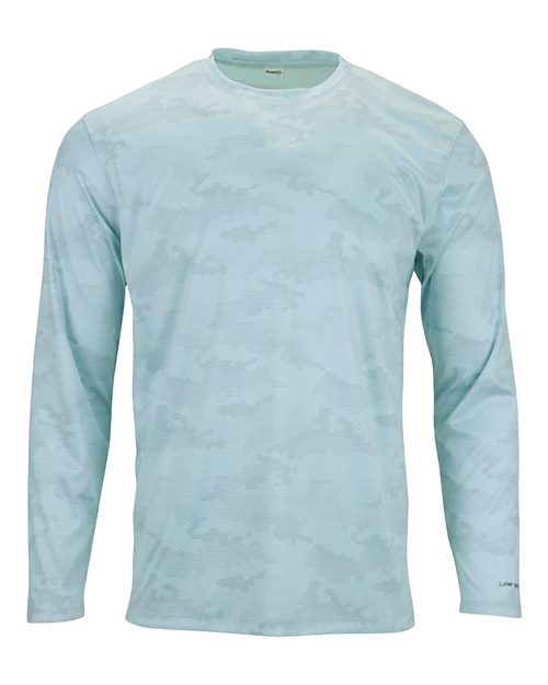 Pompano Performance Camo Long Sleeve T-Shirt | USA Decoration